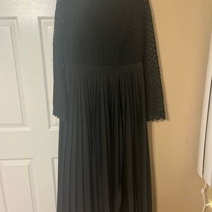 Elegant Black Lace Dress